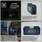 LABART Dual Axis Rechargeable Mini Digital Protractor Inclinometer